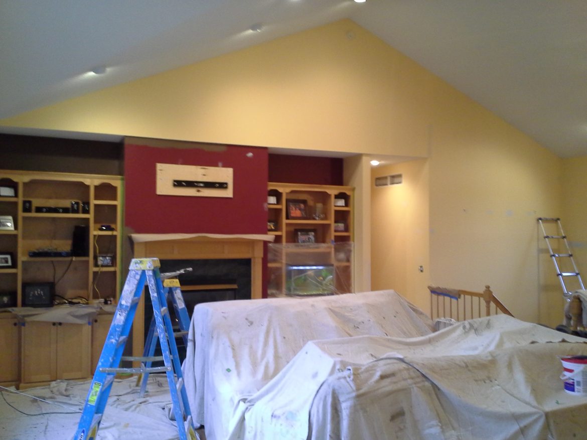 Interior Painting - Before