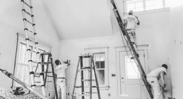 Painters prepping Painters prepping